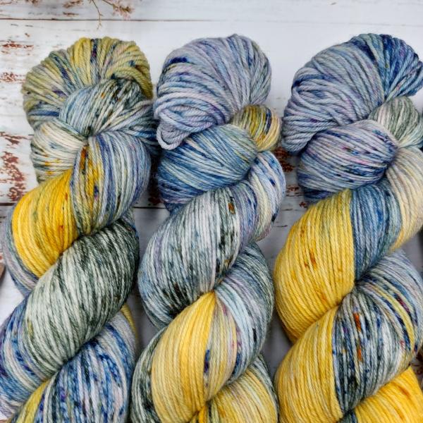 Preview: Merino-Sockenwolle Hightwist Glückskind 100g (4-fädig) Bild 2