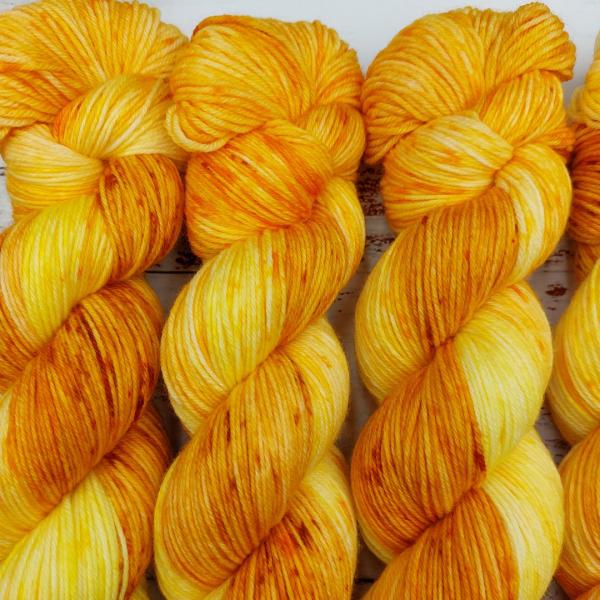 Merino-Sockenwolle Hightwist Sonnenkind 100g (4-fädig) Bild 2