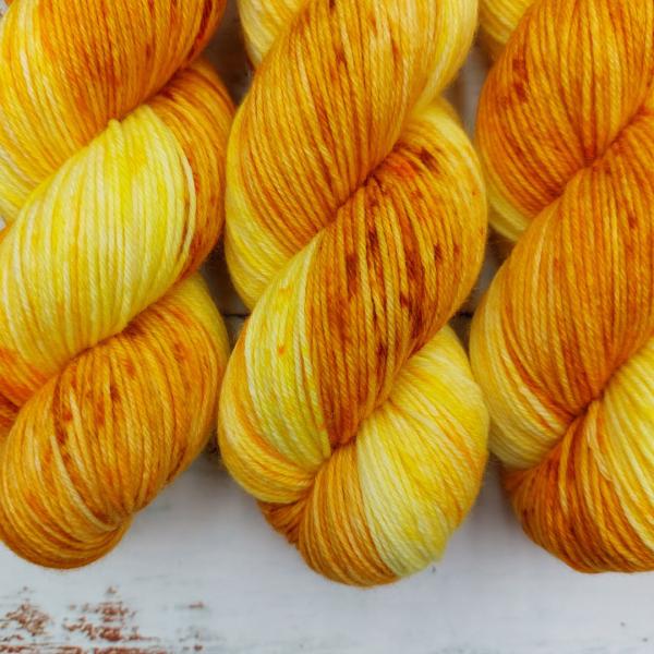 Merino-Sockenwolle Hightwist Sonnenkind 100g (4-fädig) Bild 3